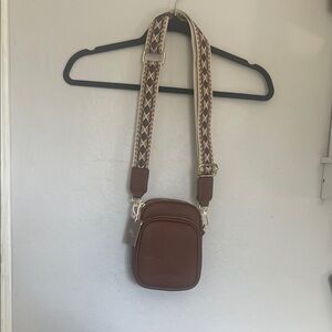 Brown Leather Crossbody Bag